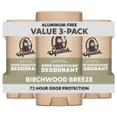 Dr. Squatch front packaging showing Birchwood Breeze and natural benefits