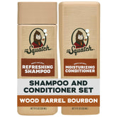 Dr. Squatch front packaging showing Wood Barrel Bourbon scent and benefits