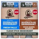 Dr. Squatch vista frontal del pack doble, diseño limpio y práctico