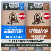 Dr. Squatch vista frontal del pack doble, diseño limpio y práctico