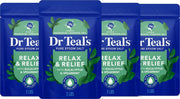 Dr Teal's envase frontal mostrando el sello y el aroma relajante