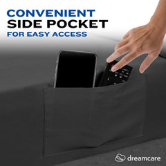 DREAMCARE sábana colocada en cama Twin XL con aspecto liso y ajustado