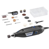 Dremel 3100 frontal del kit mostrando la herramienta y accesorios, control preciso