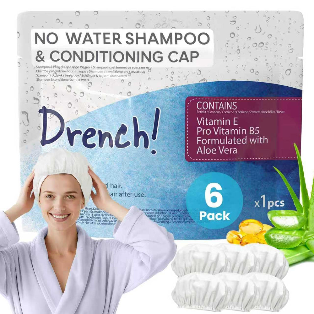 Drench! Medical gorro frontal del paquete mostrando diseño práctico y uso inmediato