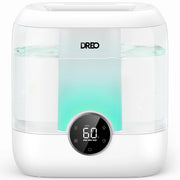 DREO HM524 front view showing LED display and humidity readout for precise comfort