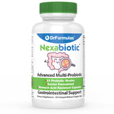 DrFormulas Nexabiotic front packaging showing product benefits and branding