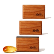 drift amber front packaging showing three wood scent blocks and clip benefit fresh cabin