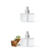 drift front packaging showing two teak refills and benefits of long-lasting scent