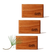 drift front packaging showing three pine refill blocks and benefits