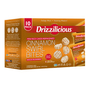 Drizzilicious paquete frontal mostrando diseño y conveniencia