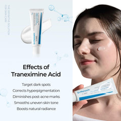 Dr.Melaxin crema en la yema del dedo para control de dosis