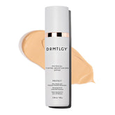 DRMTLGY front packaging jar showing product and SPF benefit