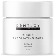 DRMTLGY envase frontal mostrando 60 pads y comodidad de uso