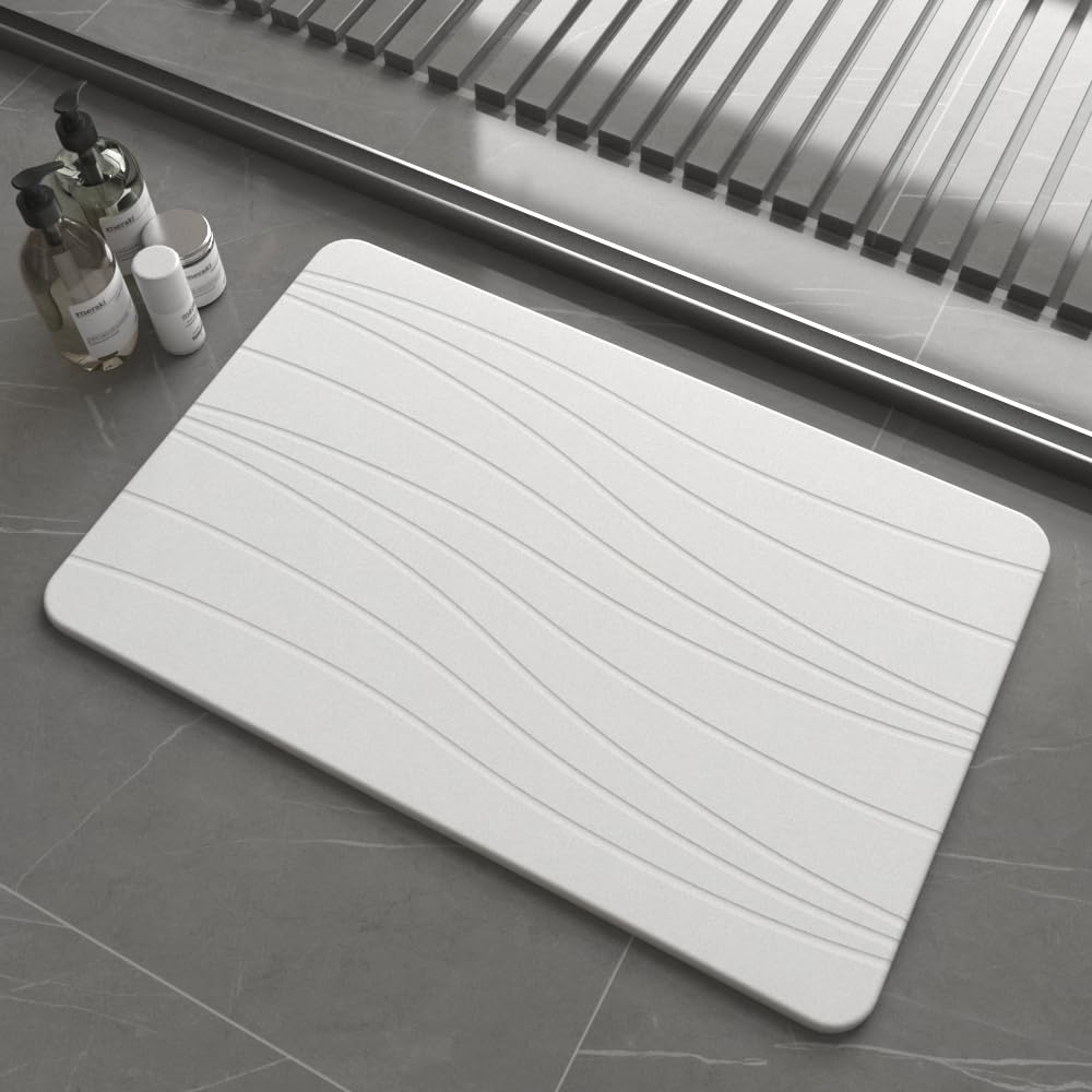 Drvykkn alfombra frente blanco, superficie seca y elegante