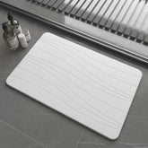 Drvykkn alfombra frente blanco, superficie seca y elegante
