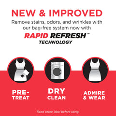 dryel spray antiarrugas usado en blusa para reducir arrugas al instante