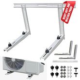 DuctlessAire soporte frontal montado mostrando estabilidad y fácil acceso