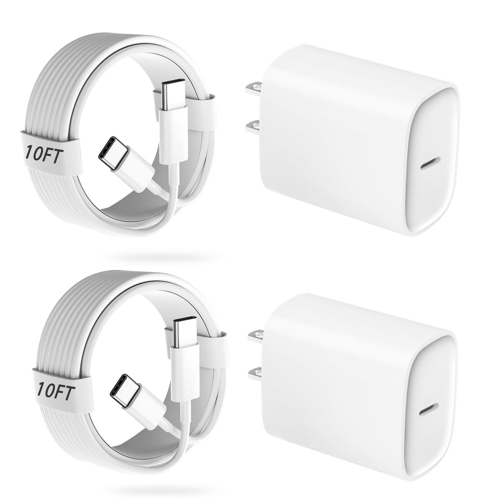 Duloch cargador 20W frontal mostrando puerto USB-C y compacto diseño