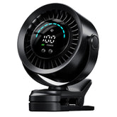 duludulu ventilador frontal con clip mostrando su sujeción segura