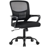 DUMOS front view showing ergonomic mesh and lumbar support benefit