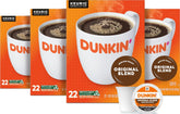 Dunkin' front packaging showing 88-count bulk box, convenient supply