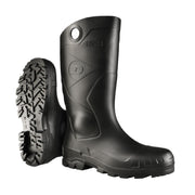 DUNLOP Chesapeake vista frontal negra mostrando diseño y ajuste cómodo