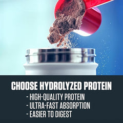Dymatize detalle de etiqueta nutricional destacando 25 g proteína por porción