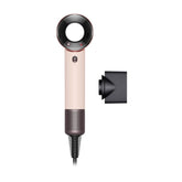 Dyson travel hair dryer front view showing compact design and portability