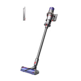 Dyson Cyclone V10 Origin front view showing wand and Motorbar for powerful suction