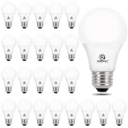 E ENERGETIC LIGHTING paquete frontal de 24 bombillas mostrando ahorro