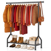 EAGMAK front view of freestanding rack showing stable frame and hanging capacity