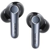 EarFun Air Pro 4 frontal con estuche abierto mostrando diseño y comodidad