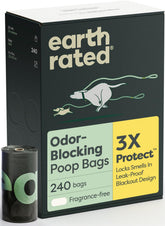 Earth Rated paquete frontal 240 unidades mostrando conveniencia y cantidad