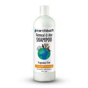 earthbath envase frontal Oatmeal & Aloe mostrando volumen 473 ml y etiqueta clara, ideal para piel sensible
