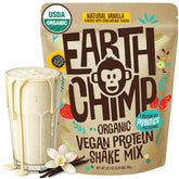EarthChimp envase frontal vainilla mostrando diseño y beneficios