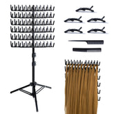 Eastdone vista frontal del rack con extensiones organizadas y ahorro de tiempo
