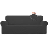 Easy-Going funda frontal para sofá mostrando ajuste y aspecto renovado
