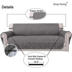 Easy-Going quilted texture detail highlighting durable stitching and stylish finish