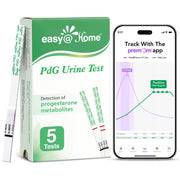 Easy@Home empaque frontal del paquete de 5 tiras, identificación clara y ahorro