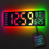 EASYERA front display showing large readable time and clear visibility