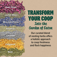 Eaton Pet and Pasture textura de hierbas secas resaltando frescura natural
