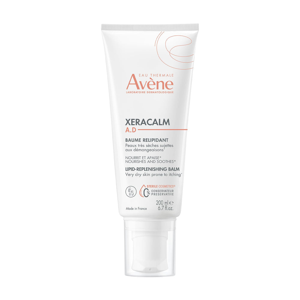 Eau Thermale Avène jar front view showing product and soothing balm benefit