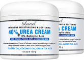 Ebanel front packaging 2PK showing product and brand for intensive foot repair
