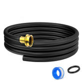 Ebusin manguera de drenaje frontal con conector 3/4'' mostrando empaque y longitud