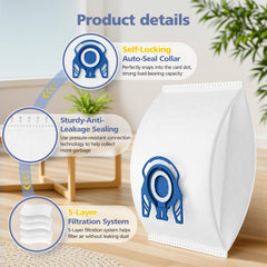 Ecleanfy anillo auto-seal cerrado para retirada higiénica sin polvo