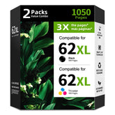 Eco Victor 62XL front packaging showing both cartridges and clear compatibility