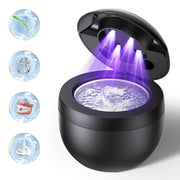 EcoBasic front view of cleaner showing compact design and simple button — convenient daily use