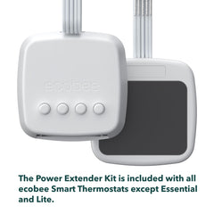 ecobee PEK módulo detalle con etiquetas claras para conexión segura