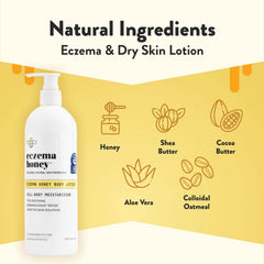 ECZEMA HONEY textura cremosa cerca para absorción rápida