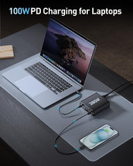 Ediliow conjunto de cuatro cables USB‑C incluidos y cable trenzado 100W listo para usar